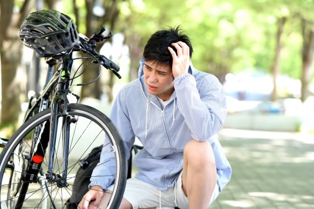 自転車のトラブル