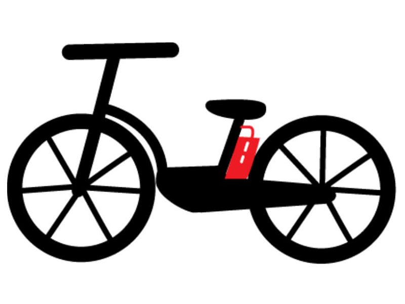 電動自転車の画像