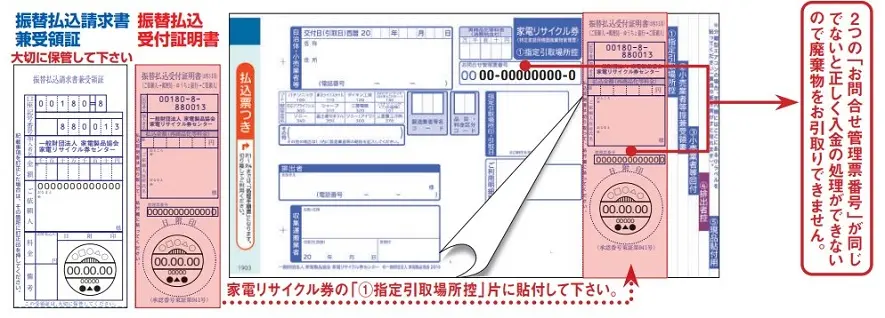 振替払い込み請求書