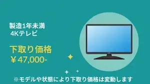 液晶テレビの下取り価格