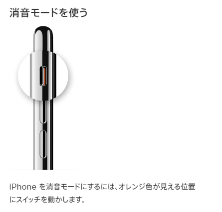 iphoneの側面