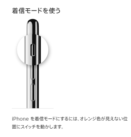 iphoneの側面