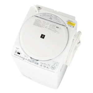 シャープ タテ型洗濯乾燥機 ES-TX8H-W